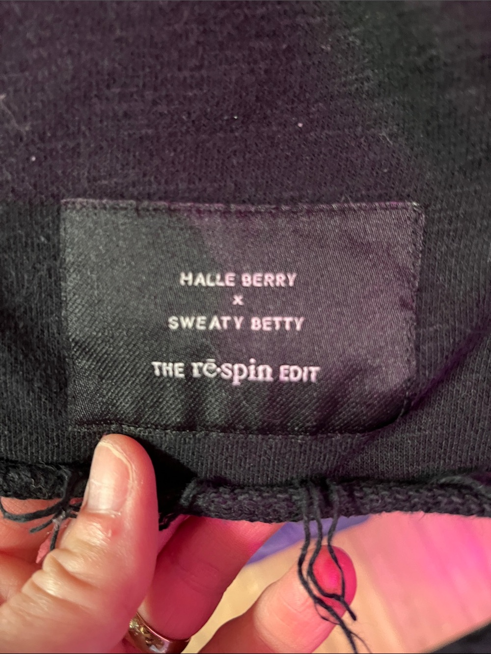 Halle Berry x Sweaty Betty Kids Black Joggers - The Tê•spin Edit